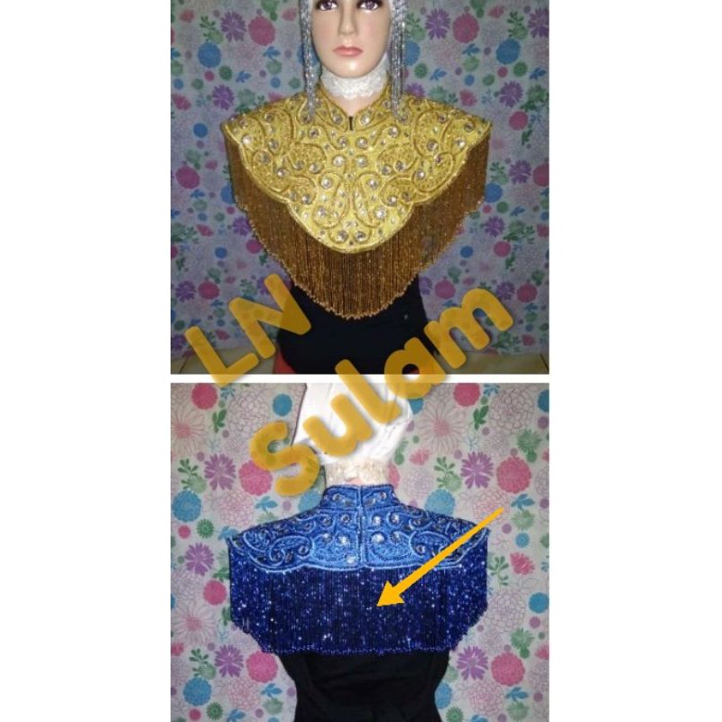 Lotus Chest Latest Traditional Traditional Japanese Sequins Accessories For Muslim Women And Groom Indonesian Culture And For Dancers modern fashion Clothing Tops kebaya Embroidery Clothes Vest Dance Art New motif Today bride For wedding Dresses Bridal fa