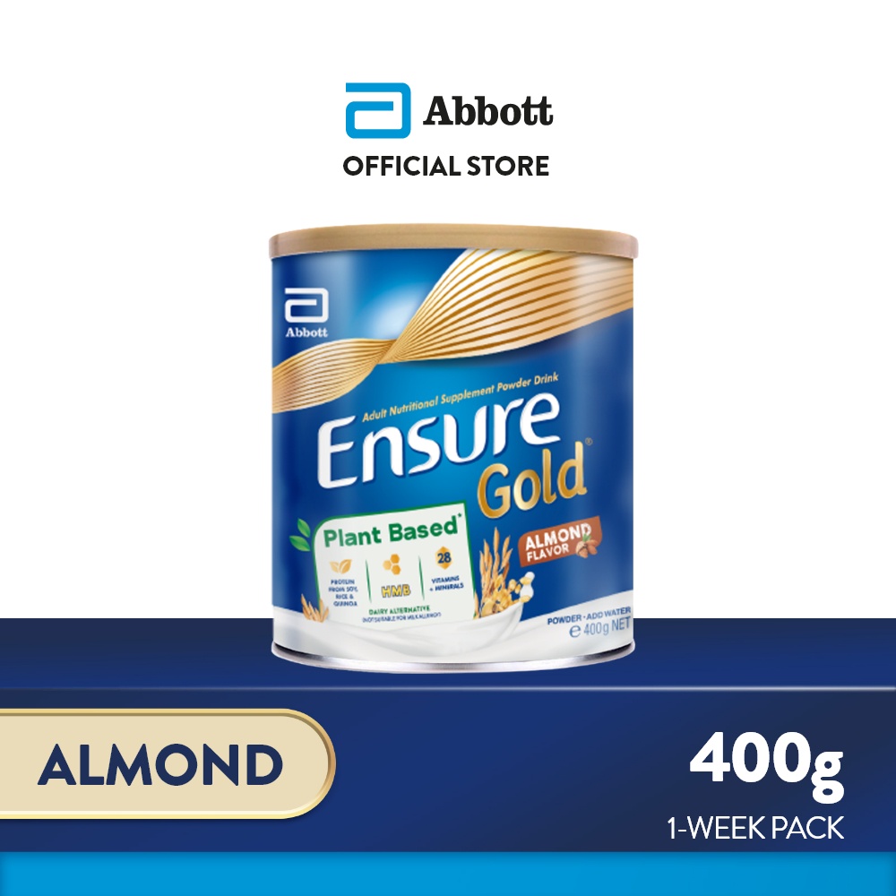 Ensure Gold HMB Plant Based Almond 400g For Adult Nutrition presyo ₱849