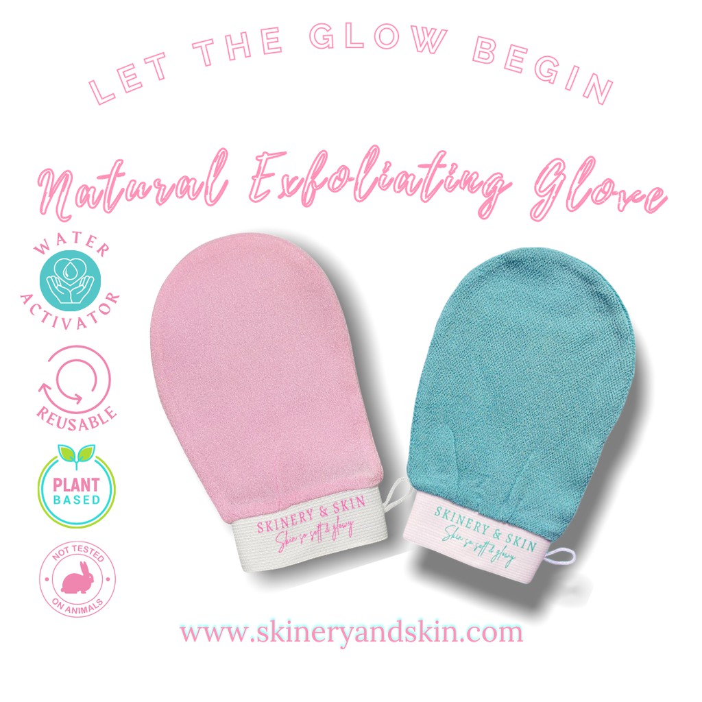 SKINERY AND SKIN NATURAL EXFOLIATING GLOVE Shopee Philippines