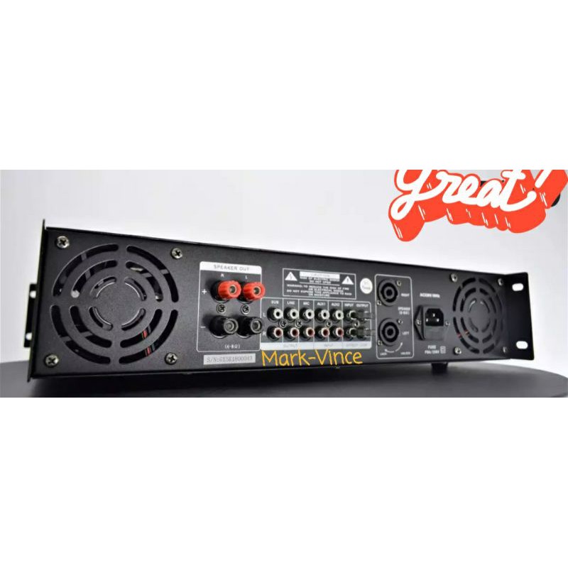 Kevler Gx 5000 Professional High Power Integrated Amplifier Shopee Philippines