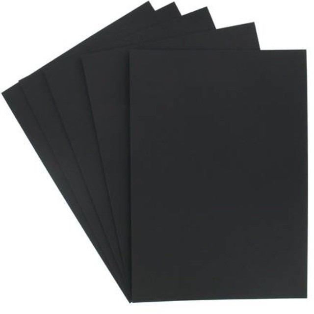 Black Card Stock Paper Texture Picture, Free Photograph