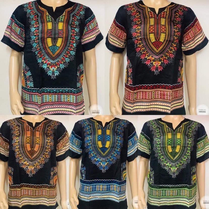DC Black Dashiki Shirt/Indian/Batik/Bohemian/Boho/Ethnic/African/Tribal ...