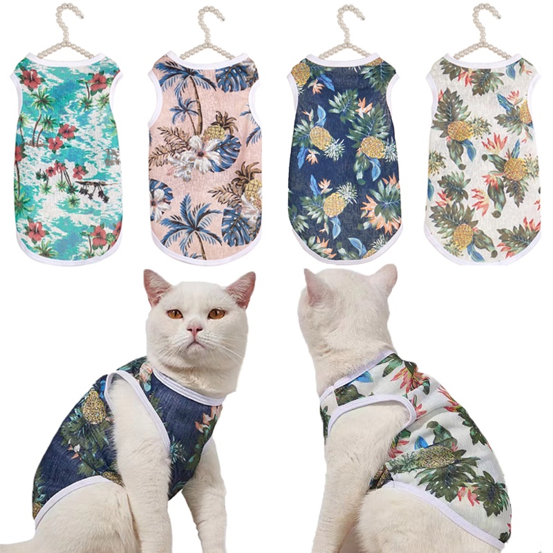 Dog Clothes Pet Clothes Cat Clothes Puppy Clothes Pet Cat Dog Hawaiian