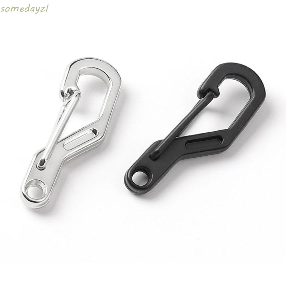 SOMEDAYZL Concise Carabiners Clip Mini Hook Carabiner Zinc Alloy