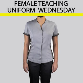 School Teacher Uniform Female Set Monday, Tuesday, Wednesday & Thursday ...