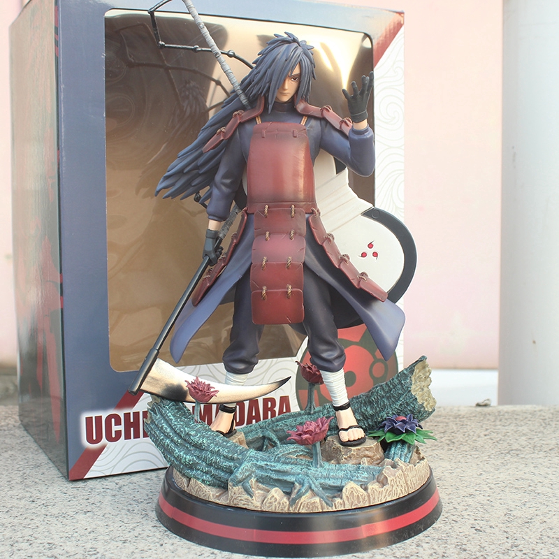 30 cm Anime Naruto Uchiha Madara Statue Action Figure NARUTO Figurine Madara Collectible PVC