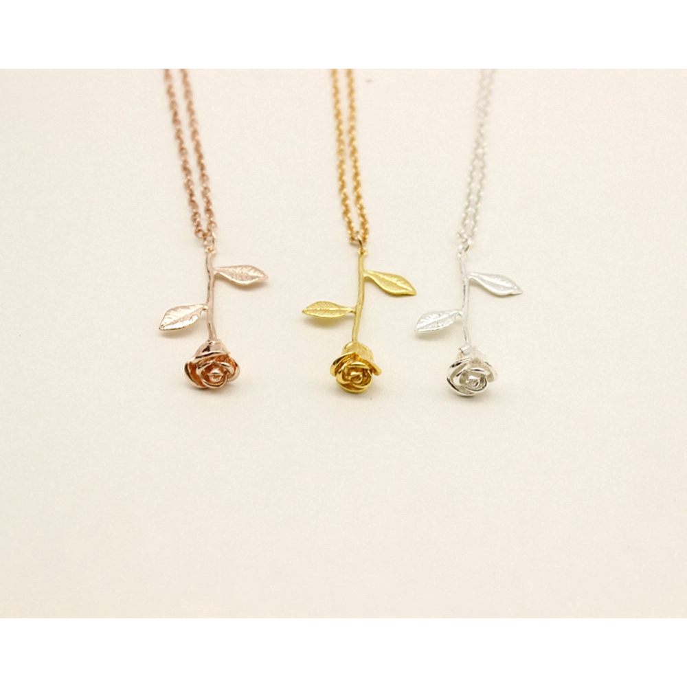 1PCS 3 Color Kalung Liontin Bunga Mawar Rose Shopee 1PCS 3 Color Kalung Liontin Bunga Mawar Rose Shopee
