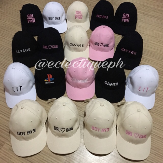 embroidered baseball caps