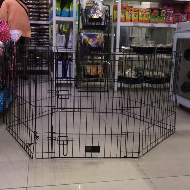 Dog Cage 6 Panels 61x61cm for Dog 