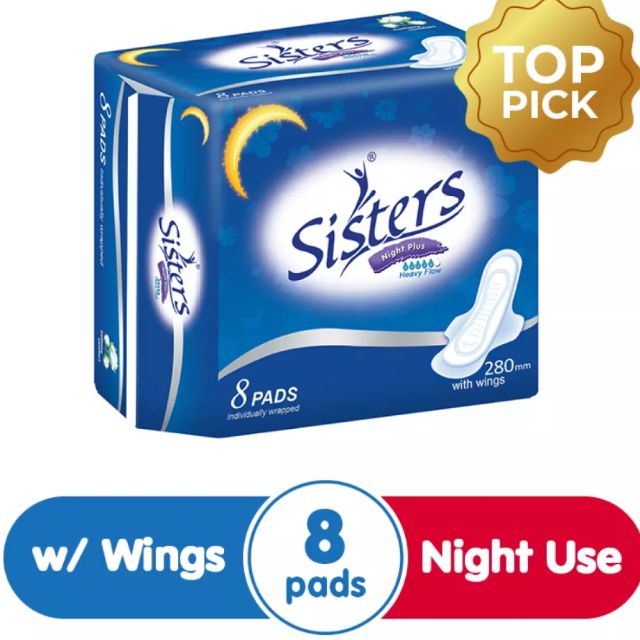 Sister Sanitary Napkin with Wings 8 pads Shopee Philippines