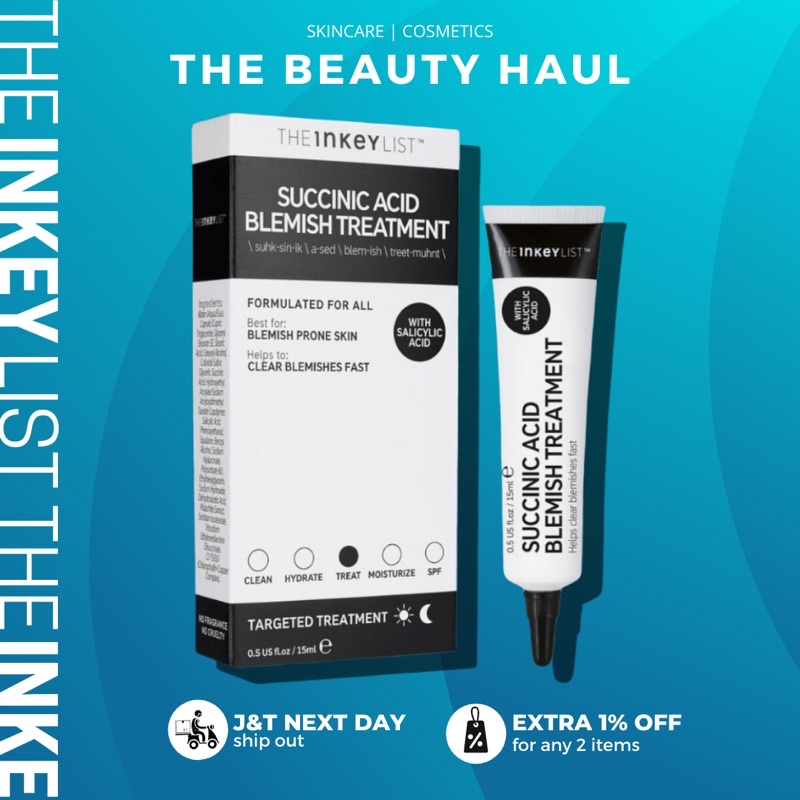 THE INKEY LIST Succinic Acid Acne Spot Treatment With 1 Salicylic Acid