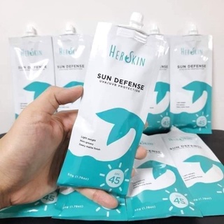 Her Skin Sun defense spf45 sunscreen by Kath Melendez