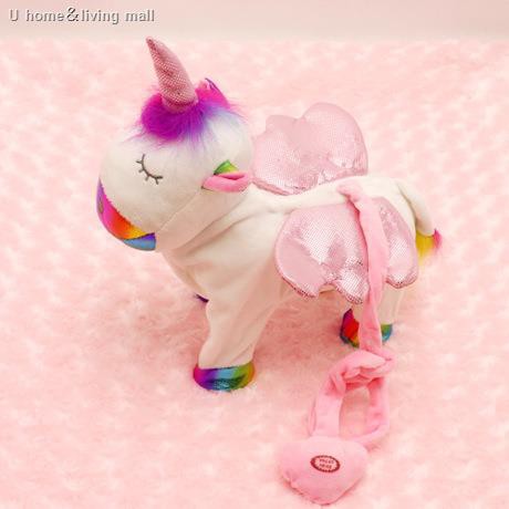 walking unicorn on leash
