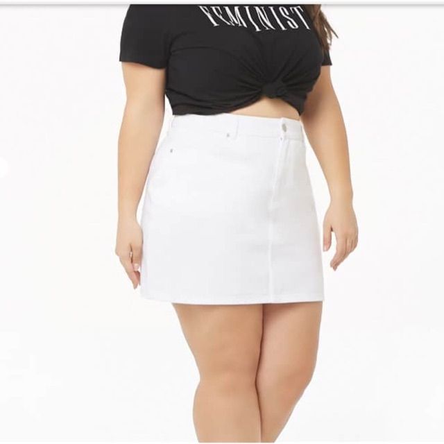 womens pink denim skirt