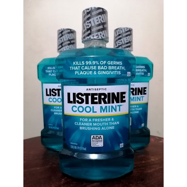 Listerine Antiseptic Cool Mint Mouthwash, 1.5L Shopee Philippines