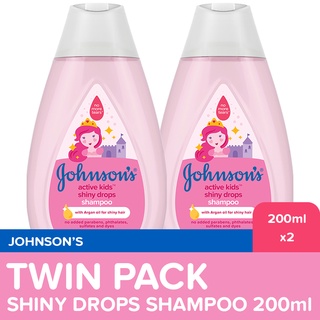 Johnson's Active Kids Shiny Drops Shampoo 200ml Twin Pack #1