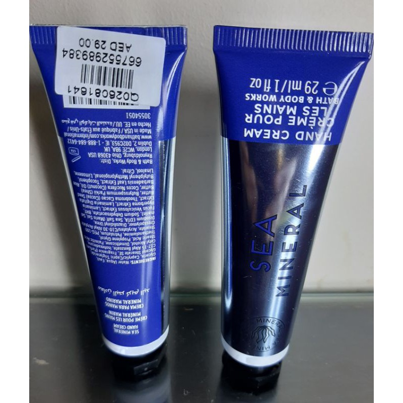 Bath & Body Works Sea Mineral Hand Cream 29ml Shopee Philippines