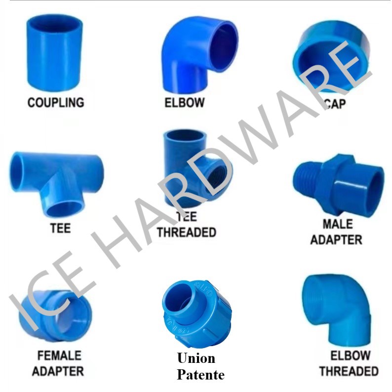 PVC fittings/plug/elbow/Union Patente/Flexible/coupling UPVC/tee ...