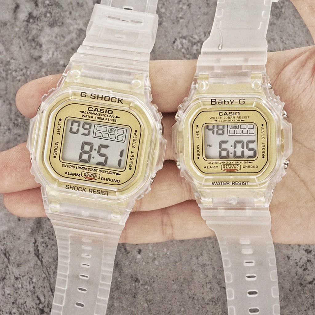 casio baby g transparent