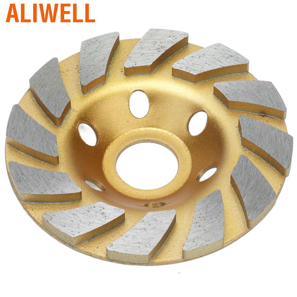 Aliwell Grinding Wheel 4in Segmented Grinder Disc Cutting Cup For ...