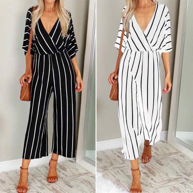 Only.Fashion Stripe Jumpsuit | Shopee Philippines