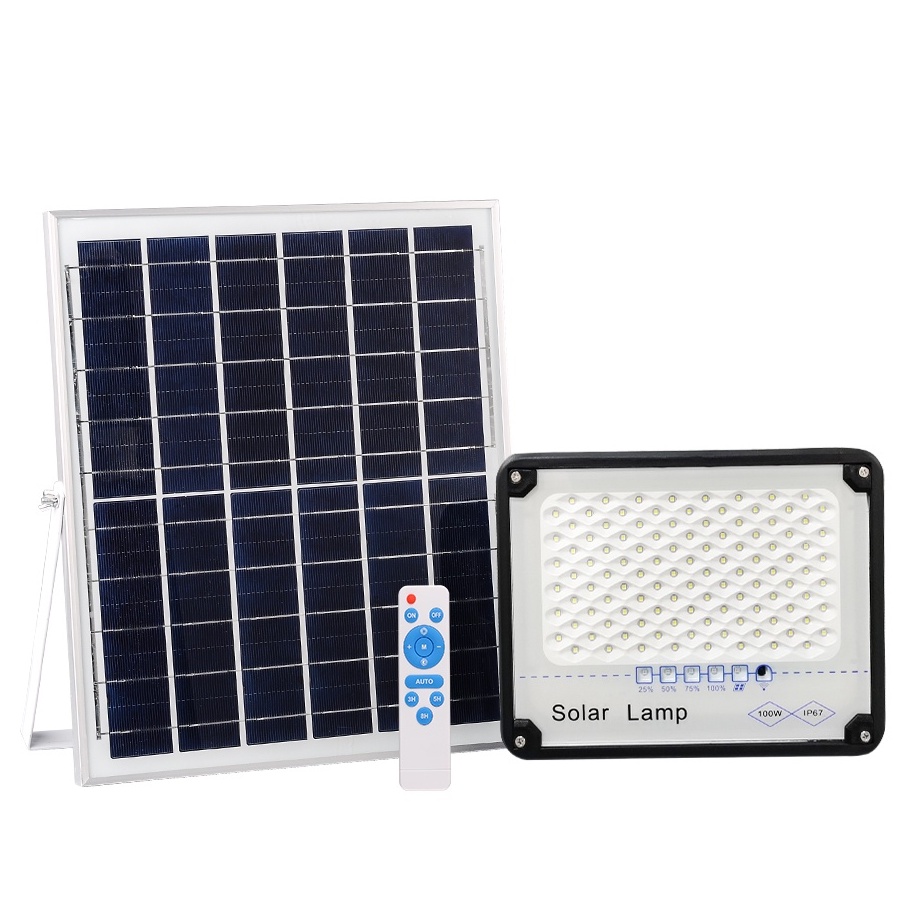 SOLAR CLASSIC Best Quality Solar Flood Light with remote 50w / 100w / 200w / 300w Waterproof