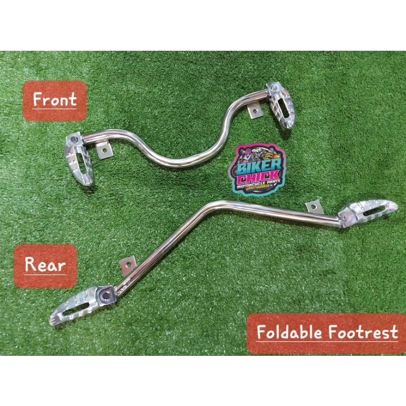 Footrest Foldable Stainless Mio / Beat / Scoopy / Zoomer / Skydrive