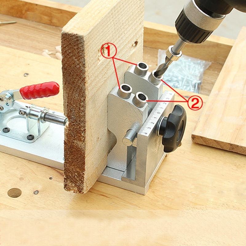 40pcs Pocket Hole Jig Woodwork Guide Repair Carpenter 