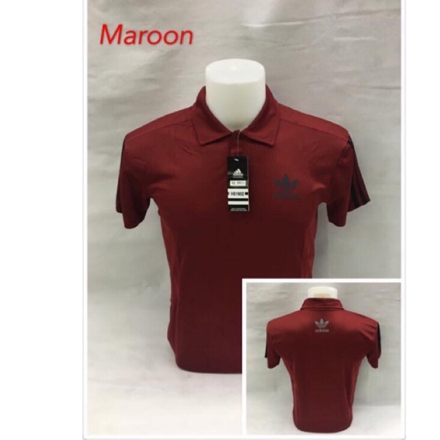maroon dri fit polo