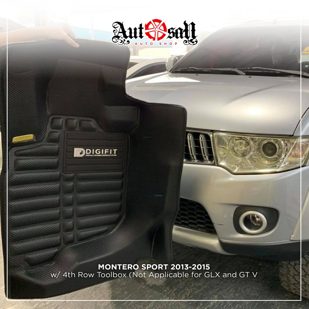 MonteroSport 20132015 DigiFit Premium Car Matting Shopee Philippines