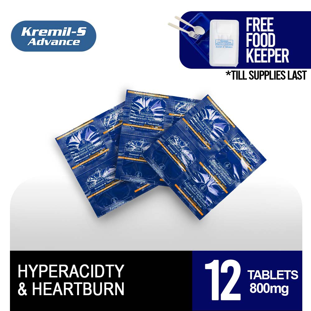 KremilS Advance 12s (For Indigestion & Heartburn) Shopee Philippines