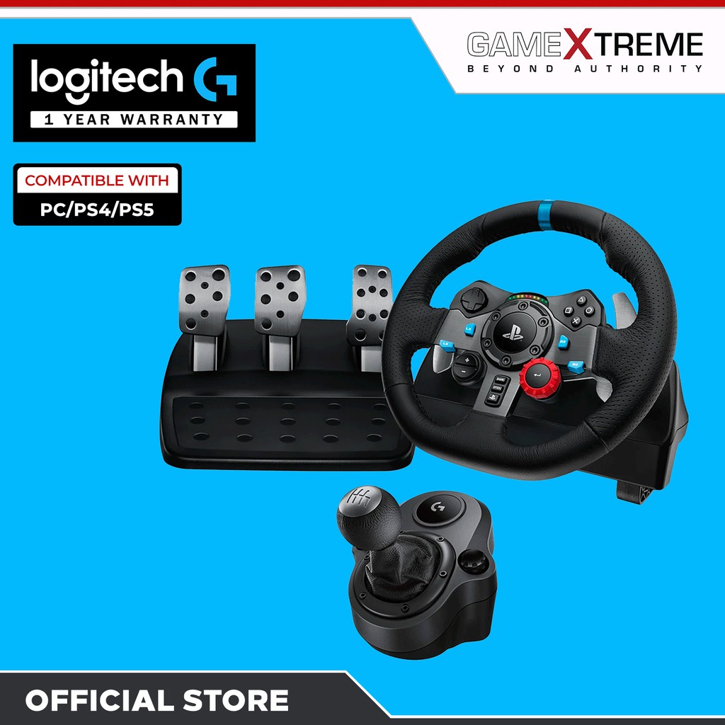 Logitech G29 Driving Racing Wheel + Driving Force Shifter Bundle 