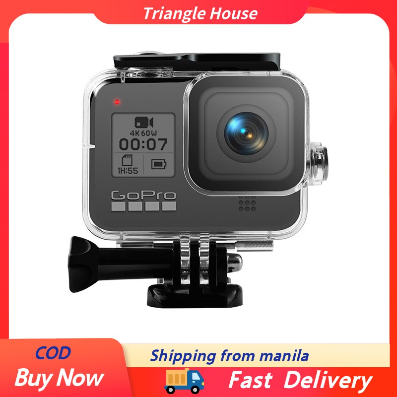 Waterproof Case 50m For Gopro Hero 8 Action Camera Gp Wtp 801 Shopee Philippines