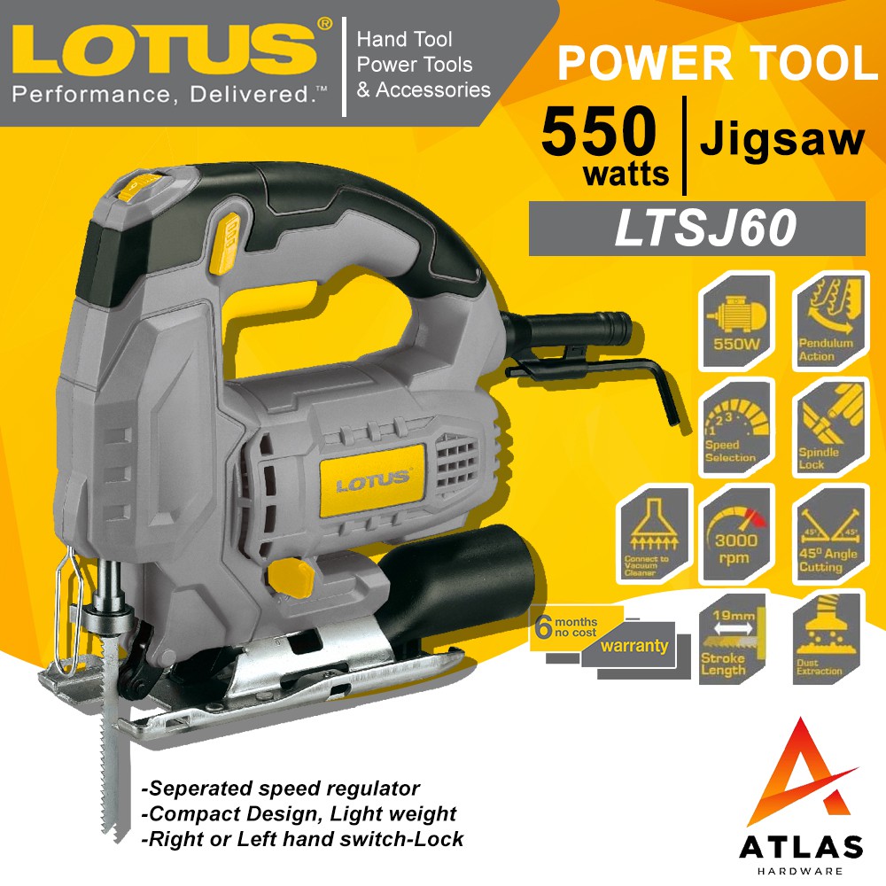 Lotus Electric Jigsaw 550W LTSJ60550X with free Blade Shopee Philippines