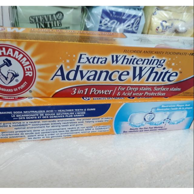 Arm & Hammer Extra Whitening Advance White 3in1 Power Shopee