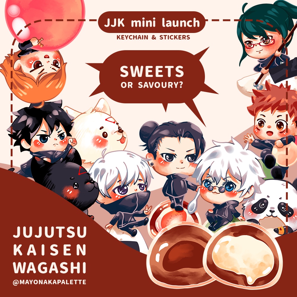 Jujutsu Kaisen JJK Wagashi Shopee Philippines