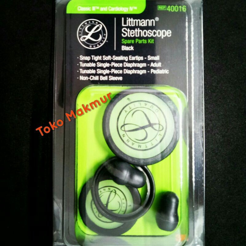 Littmann Stethoscope Diaphragm Spare Parts Kit Black 40016 Shopee