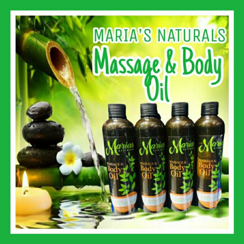MARIA'S NATURALS MASSAGE & BODY OIL 250ml Shopee Philippines