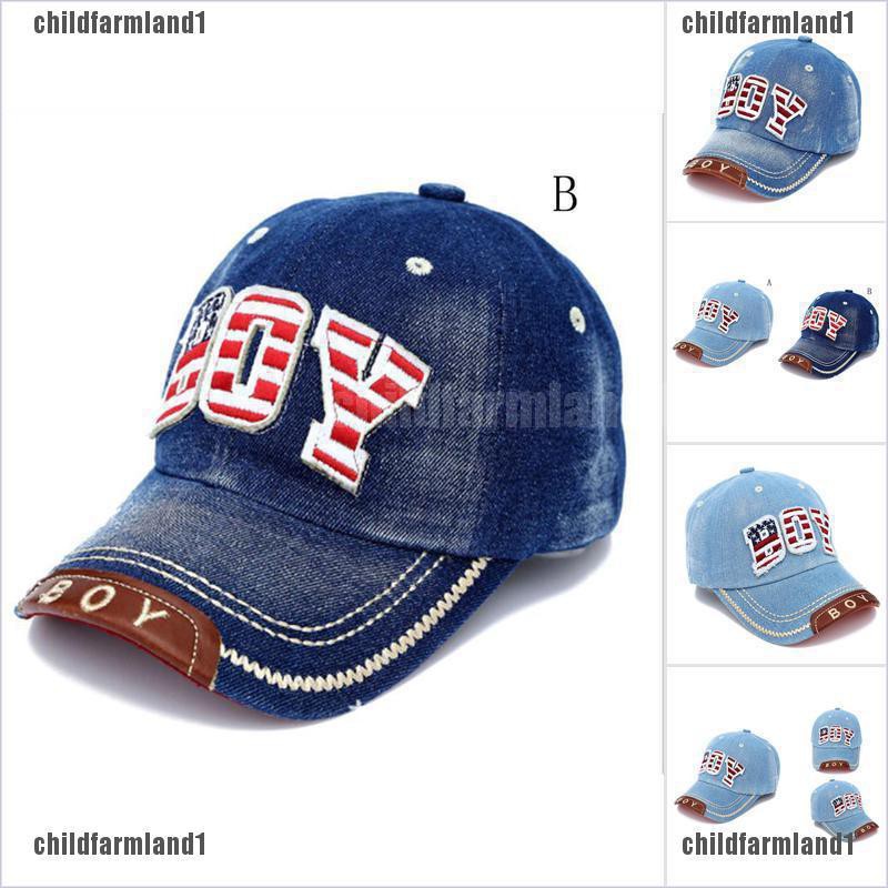 boys denim cap