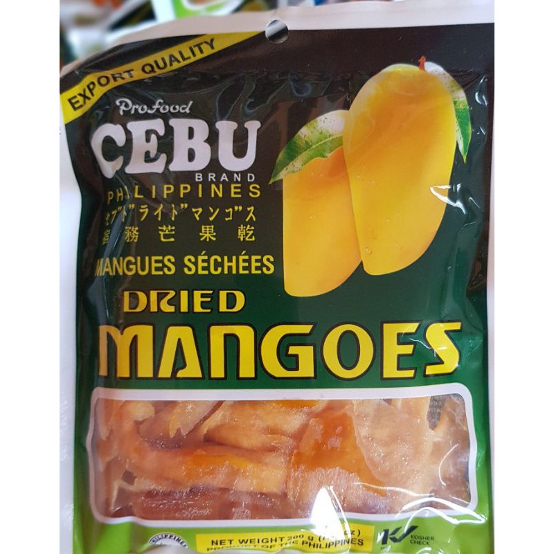 Original Cebu Dried Mango 200g Shopee Philippines
