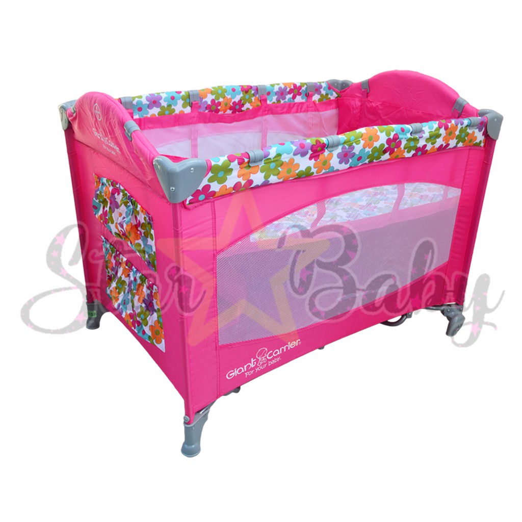 giant carrier crib pink