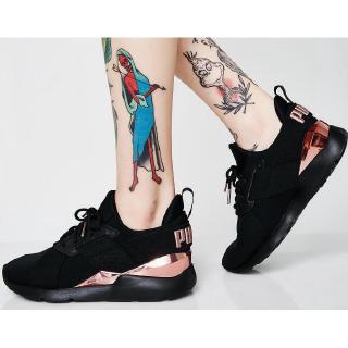 puma muse metallic green