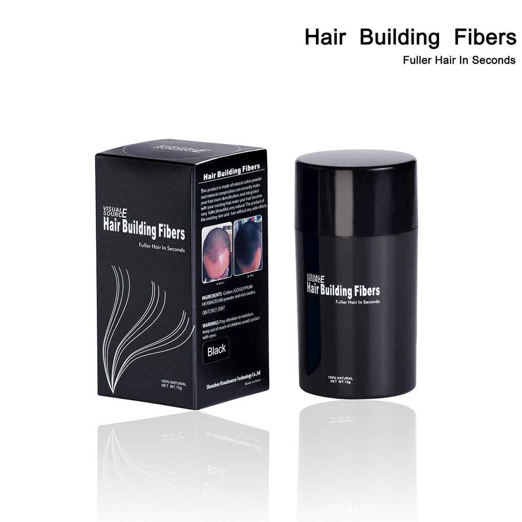 4 Colors Thin Hair Building Plant Fibers Temporary Hair Extension