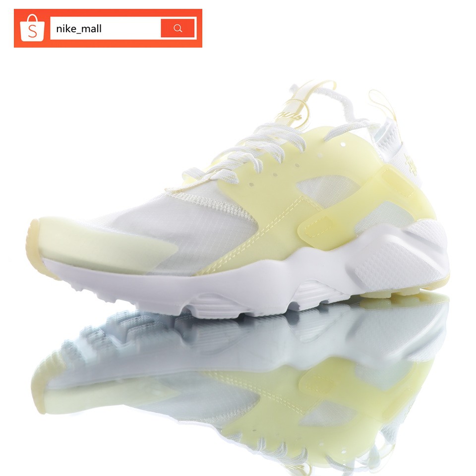 yellow huarache shoes