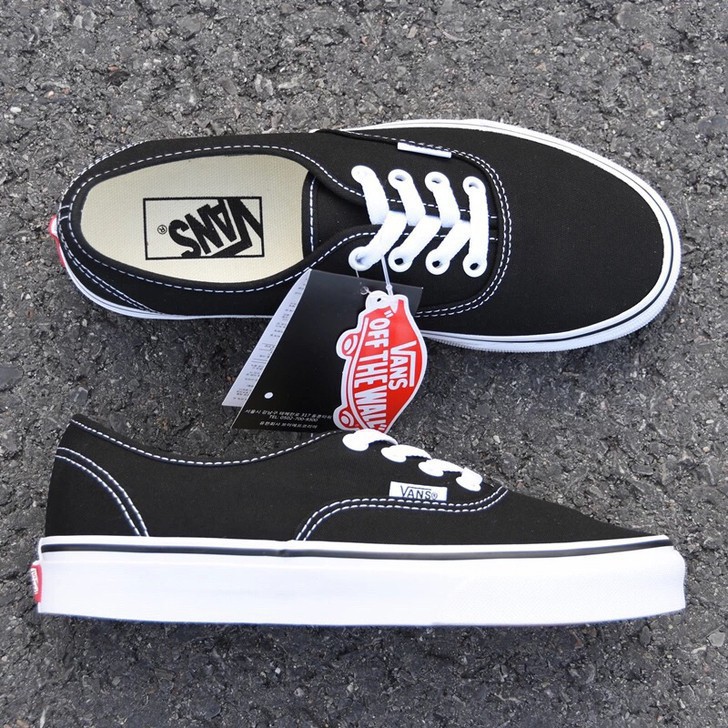 VANS AUTHENTIC Low Help Black and White 