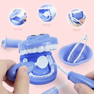 Dentist Toy Pretend Dentist Check Tooth Model Set Kit Educational Role-Playing Simulation Children