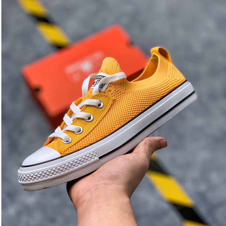 all yellow sneakers