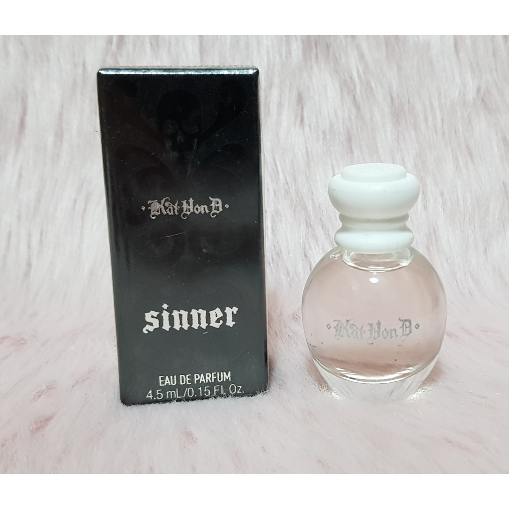 Kat Von D Saint & Sinner Eau De Parfum, Miniature Spray Bottle, 4.5mL ...