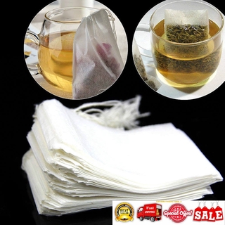 50pcs Non-Woven Empty Teabags String Heat Seal Filter Paper #1