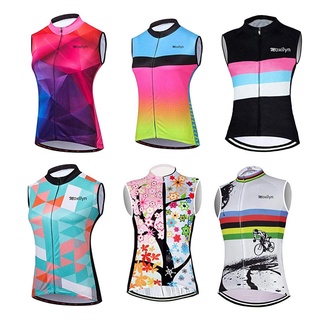 ladies sleeveless cycling vest